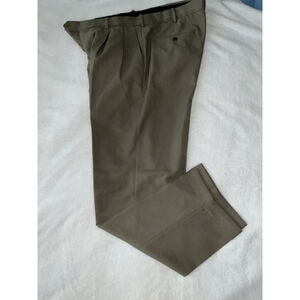 Savane slacks pants trousers men's Brown Tan work wear career 36x32